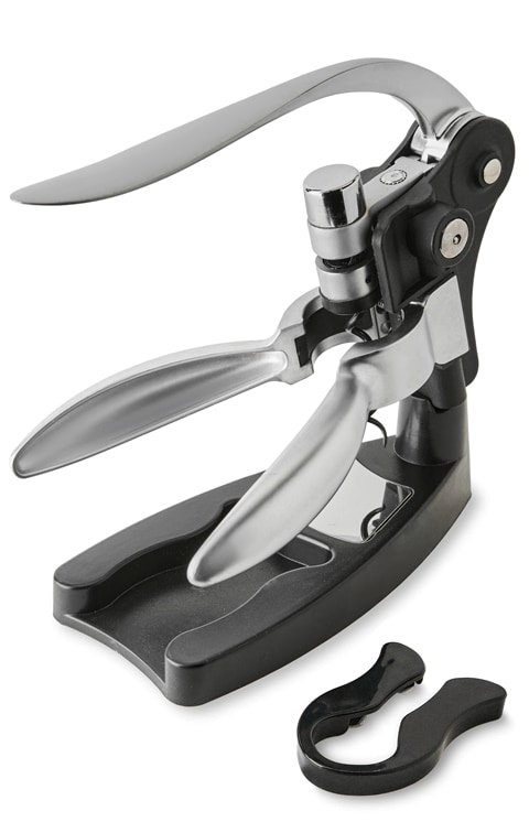 Lever Pull Corkscrew with stand 