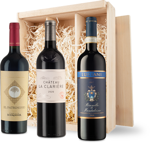 Vineyard Partner Wines in Wood Gift Box NV