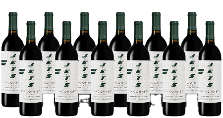 JETS UNCORKED (12 bottles) + 2 glasses